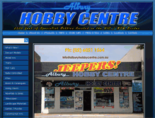 Tablet Screenshot of alburyhobbycentre.com.au